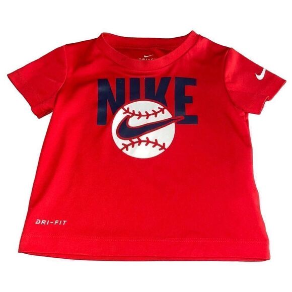 Nike Baby Dri-Fit Baseball Logo Tee - Picture 1 of 11